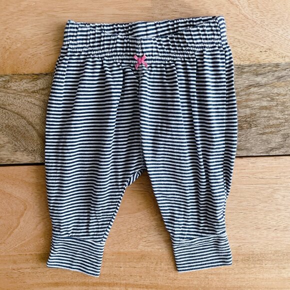 🧸 SALE! (5/$15, 8/$22, 12/$30)  Carter’s leggings 0-3m stripe baby pants - Picture 1 of 4